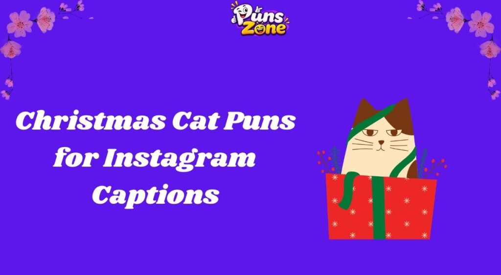 Christmas Cat Puns for Instagram Captions