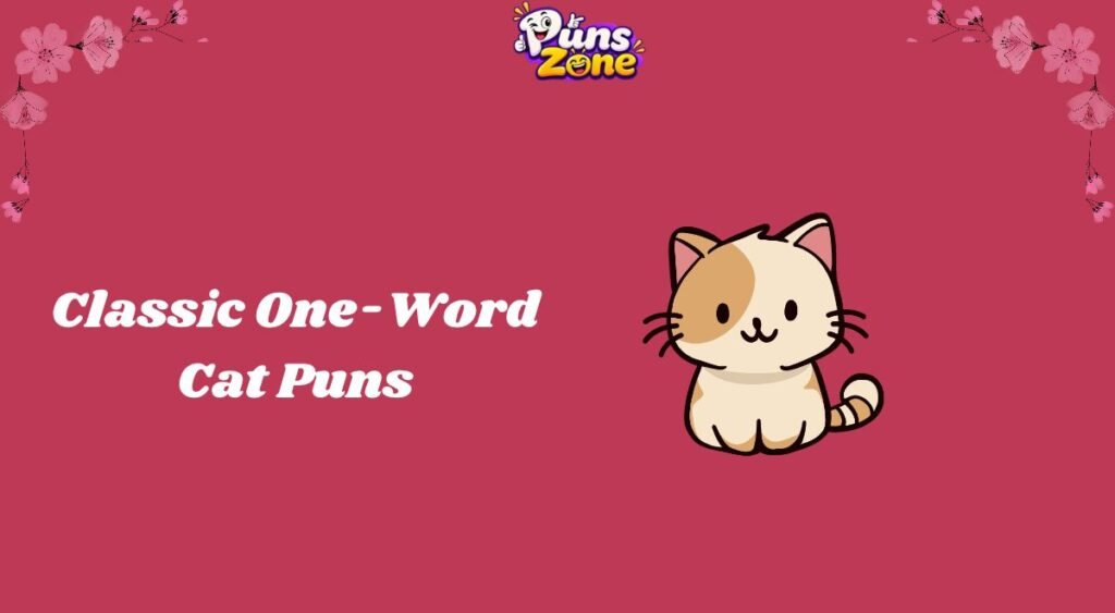 Classic One-Word Cat Puns