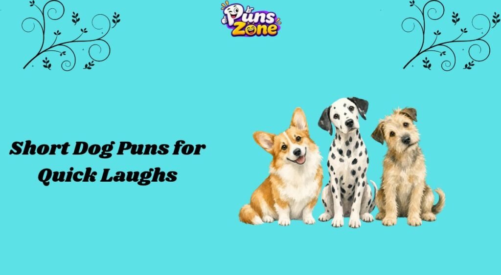 Short Dog Puns for Quick Laughs